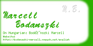 marcell bodanszki business card